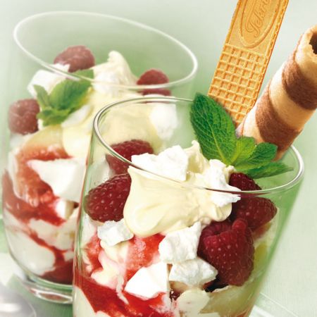Was wäre der Sommer ohne Eiscreme? In dieser Saison ist Fruchtiges besonders gefragt - eine Eiswaffel darf dabei nicht fehlen. Eiscreme mit Waffeln